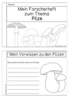 Vorschau - Arbeitsblätter - Pilze - Forscherheft - Seite 1