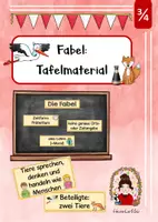 Vorschau - Poster - Fabel Tafelmaterial - Deckblatt