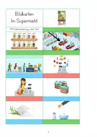 Vorschau - Spiele - Im Supermarkt - Grundwortschatz Bildkarten - Seite 3