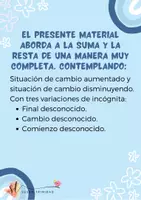Vista previa - Unidades / Secuencias / Situaciones de Aprendizaje - Sumas y restas - página 1