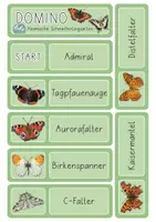 Vorschau - Spiele - Domino - Heimische Schmetterlingsarten - Seite 1