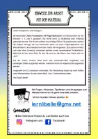 Vorschau - Mal- und Bastelvorlagen - Karte "Pusteblume mit Fingerabdrücken" zu Muttertag oder Vatertag - Kopiervorlagen, 3 verschiedene Lineaturen - Seite 1