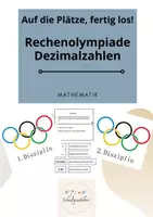 Vorschau - Spiele - Dezimalzahlen - Rechenolympiade - Deckblatt