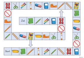 Vorschau - Spiele - Brettspiel zum Thema Schule DaZ-Unterricht - Seite 2