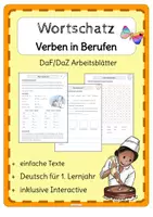 Vorschau - Arbeitsblätter - DaF/DaZ Wortschatz Beruf - Verben in Berufen - Deckblatt