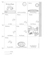 Vorschau - Arbeitsblätter - Deutsch/ DaZ - Faltbuch (Leporello) - Raupe Nimmersatt - zum Buch von Eric Carle - Seite 2