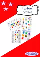 Vorschau - Spiele - Paarspiel zum Thema "Farben" (DaZ/ DaF) - Deckblatt