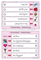 Vorschau - Arbeitsblätter - Partnerlesekarten Valentinstag - Seite 3