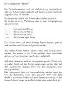 Vorschau - Arbeitsblätter - Partnerlesekarten Winter - Seite 1