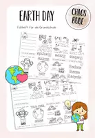 Vorschau - Arbeitsblätter - Earth Day - Faltheft - Deckblatt
