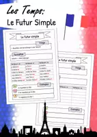 Vorschau - Arbeitsblätter - Les Temps: Le Futur simple - Deckblatt