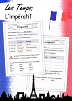 Vorschau - Arbeitsblätter - Les Temps: L'Impératif - Deckblatt