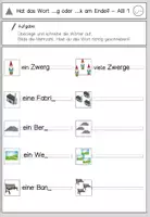 Vorschau - Arbeitsblätter - 3 Arbeitsblätter ...g oder ...k? Verlängerungsstrategie - Seite 3