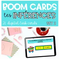 Aperçu - Apprentissages en autonomie - Ensemble Kit BOOM CARDS Inférence Lecture Comprehension - Page 2