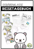Vorschau - Arbeitsblätter - Reisetagebuch Eisenbärenklasse (Klassenmaskottchen) - Reise - Deckblatt