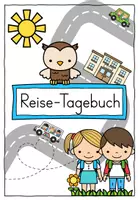 Vorschau - Arbeitsblätter - Reisetagebuch Eulenklasse (Klassenmaskottchen) - Reise - Seite 1