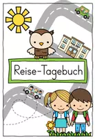 Vorschau - Arbeitsblätter - Reisetagebuch Eulenklasse (Klassenmaskottchen) - Reise - Seite 2
