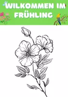 Vorschau - Mal- und Bastelvorlagen - Farben entdecken - Blumen und Pflanzen - Seite 1