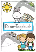 Vorschau - Arbeitsblätter - Reisetagebuch Hasenklasse (Klassenmaskottchen) - Reise - Seite 1
