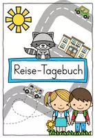 Vorschau - Arbeitsblätter - Reisetagebuch Waschbärenklasse (Klassenmaskottchen) - Reise - Seite 1