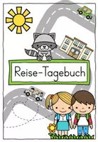 Vorschau - Arbeitsblätter - Reisetagebuch Waschbärenklasse (Klassenmaskottchen) - Reise - Seite 2