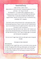 Vorschau - Arbeitsblätter - Lesespaziergang Sommer - Ein Tag am Strand (3-fach differenziert) - Seite 1