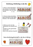 Vorschau - Mal- und Bastelvorlagen - Kunstidee - Muttertag in der Box - Seite 2