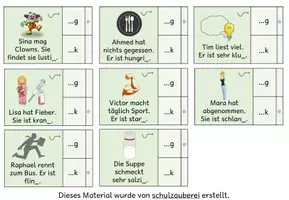 Vorschau - Fördermaterial/Inklusion - 26 Klammerkarten - g oder k? Verlängerungsstrategie - Seite 3