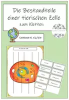 Vorschau - Arbeitsblätter - Die tierische Zelle Klettmaterial - Deckblatt