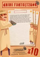 Vorschau - Arbeitsblätter - Krimi Fortsetzung schreiben Druck und digitale Version - Deckblatt