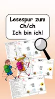 Vorschau - Arbeitsblätter - Ich bin ich! - Lesespur Ch/ch fünffach differenziert - Deckblatt