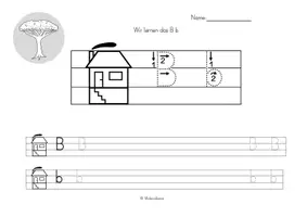 Vorschau - Arbeitsblätter - Buchstaben von A bis Z - Schreibkurs - Seite 2