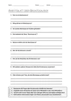 Vorschau - Arbeitsblätter - AB mit Fragen zum Thema "Brontosaurus" + Lösungsblatt - Deckblatt