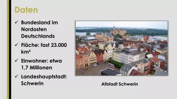 Vorschau - Präsentationen/Tafelbilder - Mecklenburg-Vorpommern (Präsentation und H5P) - Seite 1