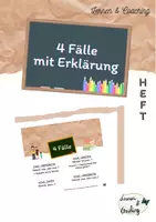 Vorschau - Arbeitsblätter - 4 Fälle Arbeitsblätter und Erklärung - Deckblatt