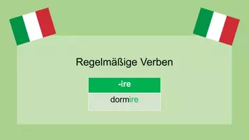 Vorschau - Arbeitsblätter - Italienisch lernen mit Allie: Regelmäßige Verben auf -ire Folien + Vokabelliste + Arbeitsblatt mit Lösung - Seite 3