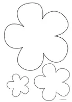 Vorschau - Mal- und Bastelvorlagen - Frühling – Bastelschablonen – Deko für Tür, Fenster oder Wand - Seite 1