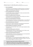 Vorschau - Arbeitsblätter - AB mit Fragen zum Thema "Bundesländer" + Lösungsblatt + Infografik - Seite 2