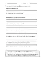 Vorschau - Arbeitsblätter - AB mit Fragen zum Thema "Bundestagswahl" + Lösungsblatt + Infografik - Deckblatt