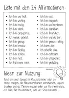 Vorschau - Mal- und Bastelvorlagen - Tierische Mutmacher / Affirmationen (Schulzeit & Schulstart) Klassenzimmer - Seite 2