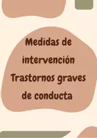 Vista previa - Unidades / Secuencias / Situaciones de Aprendizaje - Intervención Trastornos graves de conducta - Portada