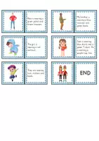 Vorschau - Spiele - Clothes Reading Domino | Read and Match | Vocabulary - Seite 2