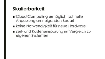 Vorschau - Präsentationen/Tafelbilder - Cloud Computing Vorteile (Präsentation (Präsentation und H5P)) - Seite 2