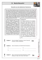Vorschau - Arbeitsblätter - Lernwerkstatt Diktatoren der Geschichte: Benito Mussolini | Sekundarstufe Klasse 7-10 | Italien, Faschismus, Rom, Duce | Arbeitsblätter, Kopiervorlagen, Freiarbeit mit Lösungen - Seite 3