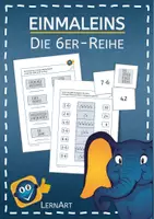 Vorschau - Arbeitsblätter - Einmaleins üben, die 6er-Reihe verstehen und automatisieren - Deckblatt