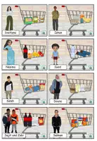 Aperçu - Feuilles d'exercices - "Was kaufen die Leute?" Éventails et carte des tâches - Les produits du supermarché - Allemand - Page 2