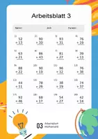 Vorschau - Arbeitsblätter - Mathematik - ab 5. Schulstufe - 200 Rechnungen / Divisionen - Seite 3