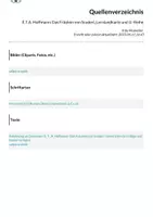 Vorschau - Unterrichtsreihen - E.T.A. Hoffmann: Das Fräulein von Scuderi_Lernlandkarte und U.-Reihe - Seite 1