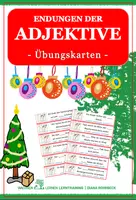 Vorschau - Arbeitsblätter - Winter: Endungen der Adjektive - Übungskarten - Deckblatt