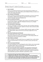 Vorschau - Arbeitsblätter - AB mit Fragen zum Thema "Chemie" + Lösungsblatt + Mindmap - Seite 2